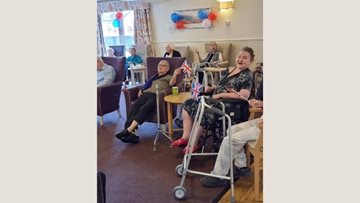 VE Day at Dundee care home